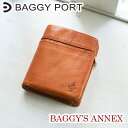 【ポイント10倍】BAGGY'S ANNEX バギーズアネックス イタリアンバケッタ ハーフ折り財布 LZYS-8002 BAGGYPORT バギーポート レディース メンズ ブランド 二つ折り財布 本革 牛革 送料無料 黒 茶色 黄色 青 ピンク プレゼント ギフト