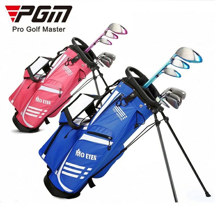 【Pro Golf Master】正規品　PGM MOEYESシリーズ　ジュニアゴルフバッグ 軽量 大容量 防水 多機能 スタンド ゴルフバッグ　おしゃれ　ファション　ネームプレート　ブランド品　人気