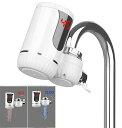 蛇口 ヒーター 電気蛇口 電気温水蛇口 高速加熱 LCD温度表示 電気温水器 水温30℃〜50℃ 電気温水器 簡単に設置できる家庭用電気蛇口 3000W/110...