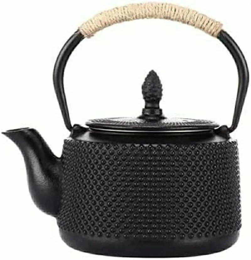 鉄瓶 急須 ティーポット 鉄のやかん 1L 1.6L 急須 鋳鉄 鉄分補給 おしゃれ 大容量 茶道道具 鉄びん 茶..