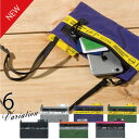 【メール便送料無料】サコッシュ ポーチ カラビナ 3WAY 斜めがけ 軽量 ナイロン アウトドア フェス キャンプ WP キャッシュレス 財布 ワレットタイプ ...