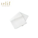 selif ふき取り専用スポンジチーフ | クレンジングのふき取りに 拭き取り クレンジング 化粧落とし 敏感肌 乾燥肌 アイメイク メイク落とし スキンケア ...