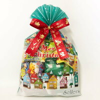 クリスマスお菓子の詰め合わせ【クリスマス巾着（M)】　保育園・子ども会の人気商品