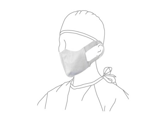 ★送料無料★ディスポ3Dマスク - S　不織布耳掛 20箱/1000枚入 AWL