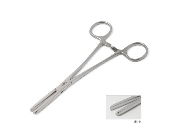Rakuten - チューブ鉗子 - 155mm 歯ナシ 1袋/1本入 AWL