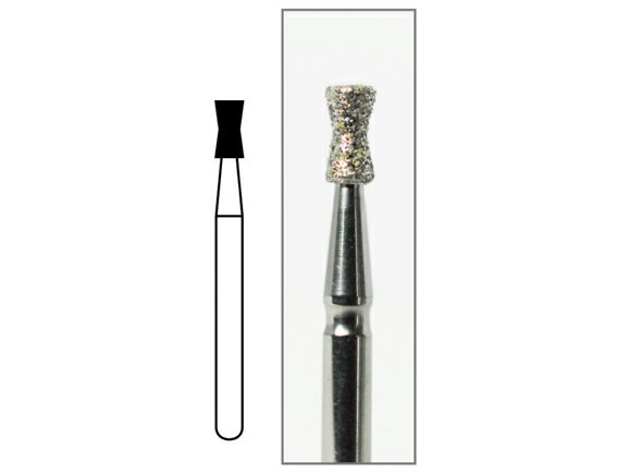 Rakuten - ダイヤモンドバーFG ミディアム - ヘッド最大径1.6mm ヘッド長3mm 全長19mm 1箱・袋/5本入 AWL