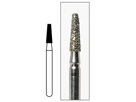 Rakuten - ダイヤモンドバーFG ミディアム - ヘッド最大径1.6mm ヘッド長5mm 全長19.2mm 1箱・袋/5本入 AWL
