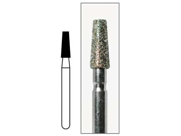 Rakuten - ダイヤモンドバーFG ミディアム - ヘッド最大径2.1mm ヘッド長5.2mm 全長19.1mm 1箱・袋/5本入 AWL