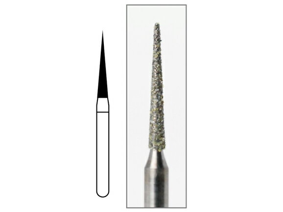Rakuten - ダイヤモンドバーFGショート コース - ヘッド最大径1.2mm ヘッド長8.5mm 全長18mm 1箱・袋/5本入 AWL