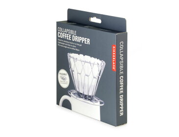 Kikkerland キッカーランド Collapsible Coffee Dripper KCU160 コラプシブルコーヒードリッパー / 折り畳み アウトドア ピクニック キャンプ コンパクト コーヒードリッパー【ゆうパケットなら1個迄送料200円】