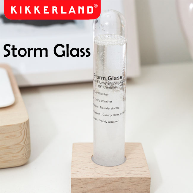 Kikkerland キッカーランド Storm Glass KST71 ストームグラス オブジェ 飾り 天気予測 天気 結晶 気候 天気官 インテリア ギフト 気候..