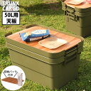【20日★全品10%OFFクーポン★枚数限定】 テーブルに変身 トランクカーゴ専用オプション 50L用テーブルトップ 天板 キャンプ用品 収納ボックス 蓋付き プラスチック トランクボックス 頑丈