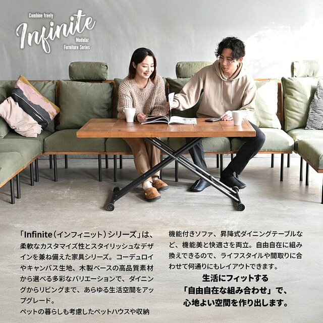 【1日限定★全品★5%OFFクーポン】 INFINITEシリーズ オプション ヘッドレスト 天然木 ヴィンテージ おしゃれ 木製 ハイバック カウチソファー インテリア クッション 組み合わせ リビングソファー アイアン 脚付き [2]