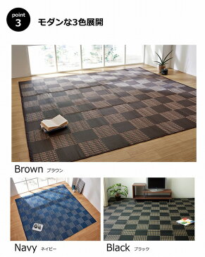 日本アトピー協会推薦 い草調 PPカーペット 本間 2畳 (約191×191cm)【送料無料】 夏用カーペット センターラグ プラスチック おしゃれ 洗える 夏用 ラグマット 安い 激安 日本製 格安 国産