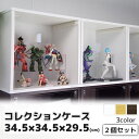 【25日限定 ＼特設ページのクーポン獲得で全品5 OFF／】 2個セット コレクションケース アクリル 扉付き コレクション フィギュア 棚 ラック 卓上 木製 コレクションラック 透明扉 人形ケース トミカ ミニカー おしゃれ