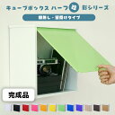 【完成品】 壁掛け収納 キューブボックスα改 フラップ 扉付き 壁掛け収納ボックス おしゃれ 木製 ウォールシェルフ ウォールラック 薄型 壁付けシェルフ