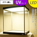 【25日限定 ＼特設ページのクーポン獲得で全品5 OFF／】 LED照明付き フィギュアケース J-STAGE UVカット ミラー無し コレクションケース LED ディスプレイケース 棚 アクリルケース ledライト コレクションラック ショーケース コレクション 棚 アク