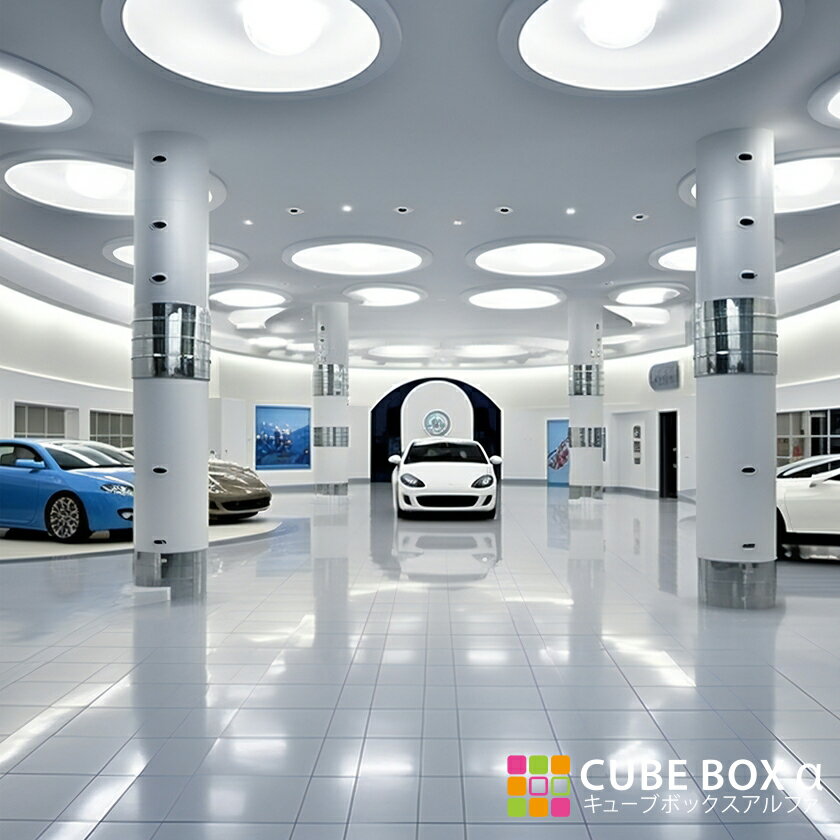 【CBA CBH 専用背面デザインシート】 カーディーラー 自動車 ショールーム 高級車 展示場 風景 背景 推..