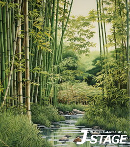 【20日★4H限定★5%OFFクーポン】 【J-STAGE スタンダード レギュラータイプ専用 背面デザインシート】 竹林 小川 和風 風景 農村 山間部 田舎 背景 推し活 収納