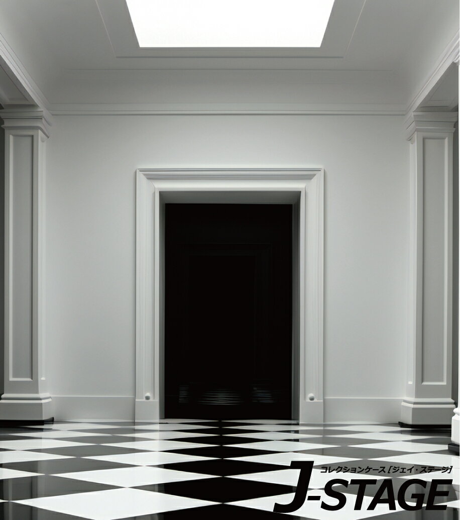 【J-STAGE スタンダード レギュラータイプ専用 背面デザインシート】 モダン 部屋 室内 風景 モノクロ ..