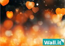 【30日★全品10%OFFクーポン★枚数限定】 【Wall.it A4 フィギュアディスプレイケース専用背面デザインシート 横向】 ハート エフェクト 壁紙 幻...