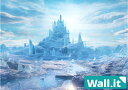 【30日★全品10%OFFクーポン★枚数限定】 【Wall.it A4 フィギュアディスプレイケース専用背面デザインシート 横向】 南極 北極 雪国 氷の世界 ...