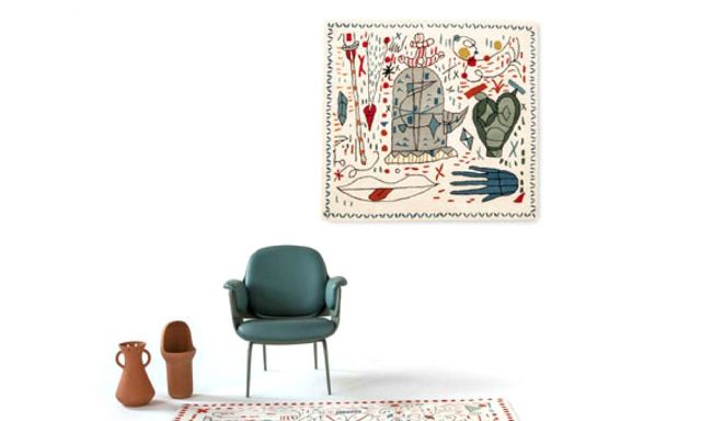 Hayon × Nani ラグマット ハイメ × ナニマルキーナ 120×130cm (nanimarquina ナニマルキーナ) sempre-17607382 SEMPRE (インテリア家具・雑貨) サンプル画像2