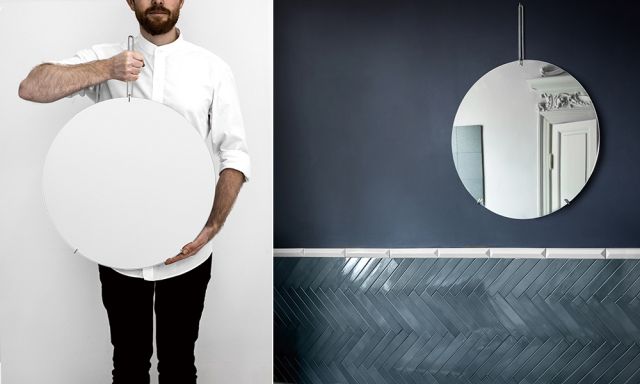 MOEBE ムーベ ウォールミラーφ50cm ステンレススチール WMSS50 【送料無料】【代引不可商品】【P5倍】12/11 1:59迄 【ポイント5倍】 [2]