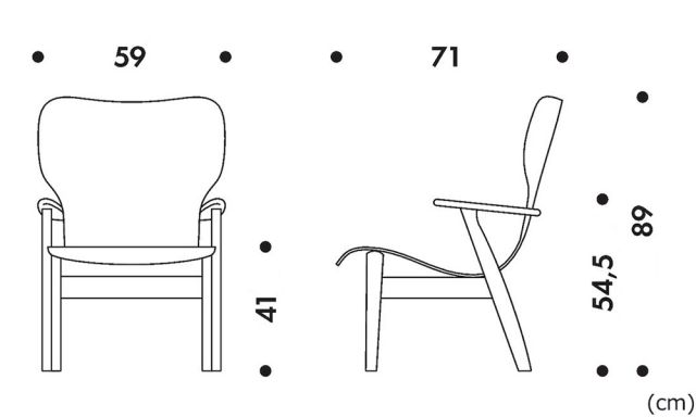 ドムスラウンジチェア ブラック (Artek アルテック) 椅子 ダイニングチェア ダイニング ダイニング椅子 おしゃれ 在宅ワーク アンティーク 木製 家具 黒 ホテル カフェ インテリア リビ [2]