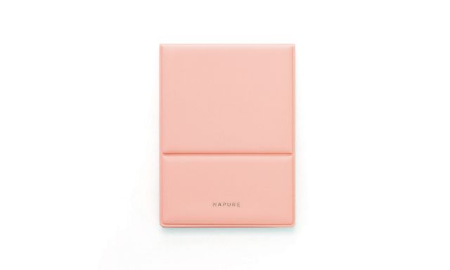 ナピュア フォールディングミラーS(ポケット付) サーモンピンク(Napure)【代引不可商品】 [2]