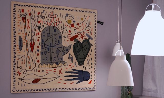 Hayon × Nani ラグマット ハイメ × ナニマルキーナ 120×130cm (nanimarquina ナニマルキーナ) sempre-17607382 SEMPRE (インテリア家具・雑貨) サンプル画像3