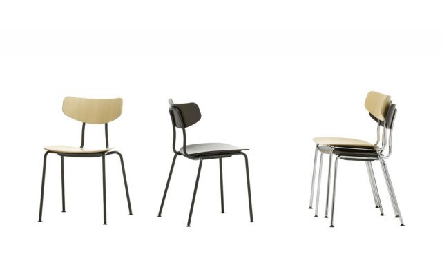 モカチェア Moca Chair ナチュラルオーク×ベーシックダーク(Vitra ヴィトラ) 【送料無料】