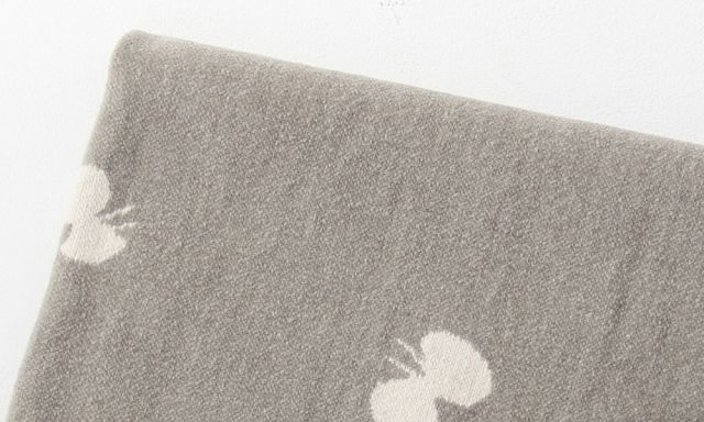 クッションカバー 45×45cm オーガニック コットン 綿 100% 上質 カバー 北欧 スウェーデン choucho グレー×ホワイト KLIPPAN クリッパン プレゼント 母の日 【送料無料】