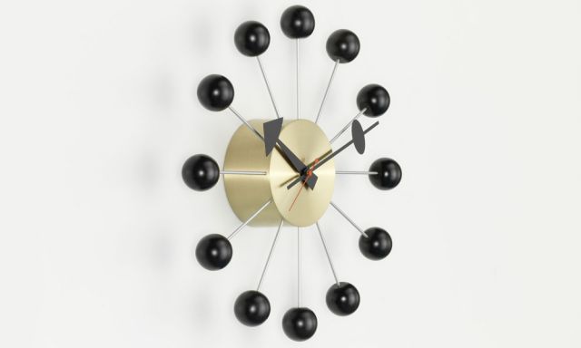 ボールクロック ブラック×ブラス Ball Clock ネルソンクロック (vitra ヴィトラ) 【送料無料】 [3]