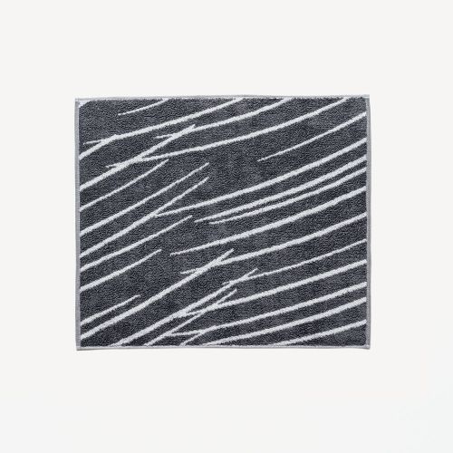 乐天商城 - ゲストタオル 渓流 DARK GRAY（Mustakivi ムスタキビ）【代引不可商品】【在庫限り】【P5倍】 【ポイント5倍】