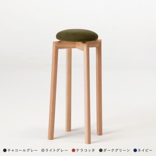 マッシュルームスツールM カバ材（匠工芸） 【送料無料】【代引不可商品】...