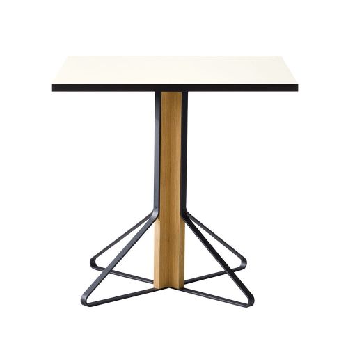 カアリテーブル REB011 ホワイトグロッシーラミネート Kaari Table W75×D75cm (Artek アルテック) 【送..