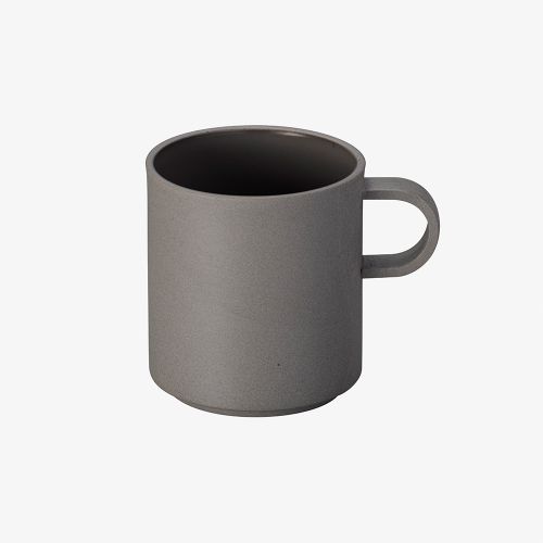 ハサミポーセリン マグカップ HDG120 385ml ダークグレー (波佐見焼 HASAMI PORCELAIN)