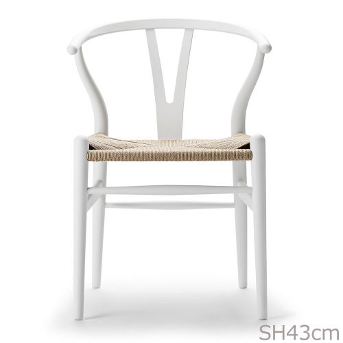 乐天商城 - Yチェア CH24 SH43cm SOFT ソフト ナチュラルホワイト 日本サイズ (Carl Hansen & Son カールハンセン＆サン) 【送料無料】【代引不可商品】【P1倍】 【ポイント1倍】