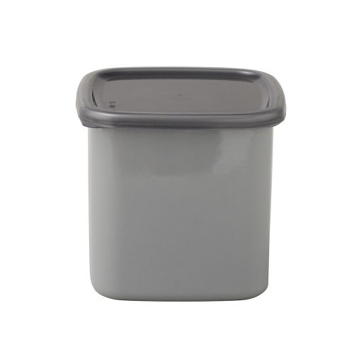 野田琺瑯 スクウェアL グレー (野田琺瑯)