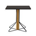 カアリテーブル REB011 ブラックリノリウム Kaari Table W75×D75cm (Artek アルテック) 【送料無料】【代引不可商品】