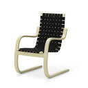 アームチェア406 ブラックウェビング (Artek アルテック) 椅子 ダイニングチェア ダイニング ダイニング椅子 食卓椅子 おしゃれ 在宅ワーク アンティーク 木製