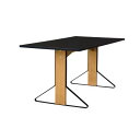 カアリテーブル REB012 ブラック W160×D80cm (Artek アルテック) つくえ デスク ダイニングテーブル カフェ オフィスデスク 北欧 おし...