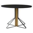 カアリテーブル REB004 ブラックグロッシーラミネート Kaari Table φ110×H74cm (Artek アルテック) 【送料無料】【代引不可商品...
