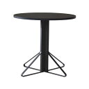 カアリテーブル REB003 ブラックリノリウム Kaari Table φ80×H74cm (Artek アルテック) 【送料無料】【代引不可商品】