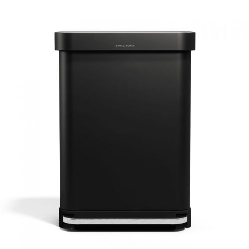 レクタンギュラー ステップカン 55L ブラック CW2103 (Simplehuman シンプルヒューマン )　 
