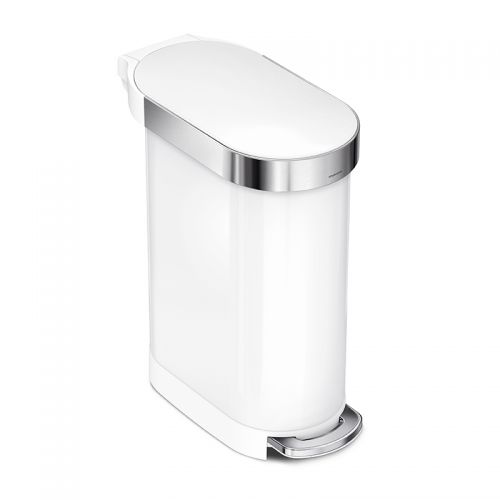 乐天商城 - スリムステップカン 45L ホワイト CW2069 (Simplehuman シンプルヒューマン )【正規販売店】 【送料無料】【代引不可商品】【P5倍】5／11 1:59迄 【ポイント5倍】