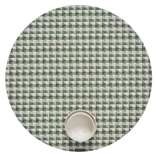 チルウィッチ ランチョンマット クレイン ラウンド タイム (Chilewich チルウィッチ Crane) 【送料無料..