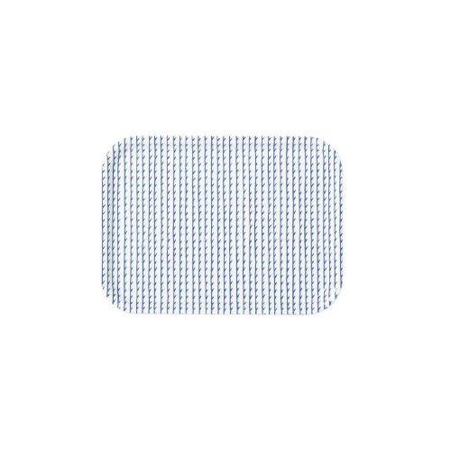 トレイS ホワイト×ブルー RIVI (Artek アルテック) トレー トレイ 白 チェック おしゃれ かわいい 食事 お菓子 ランチトレー プレート ランチプレート 北欧 ノンスリップ カ【代引不可商品】