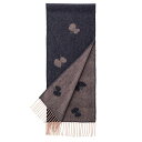クリッパン CHOUCHO ウールロングマフラー 32×180cm チャコールグレー×ピンク (KLIPPAN) 【送料無料】【在庫限り】【P10倍】 【ポイン...